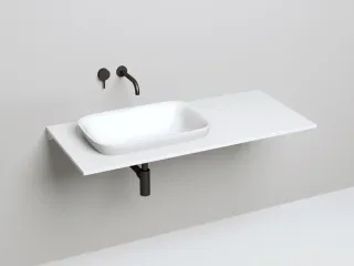 Полувстраиваемая раковина Salini Marea 02 S-Stone 1802202M 60см белый матовый